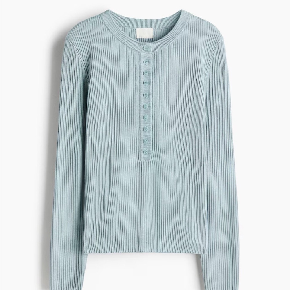 H&M Rib-Knit Top_NWOT